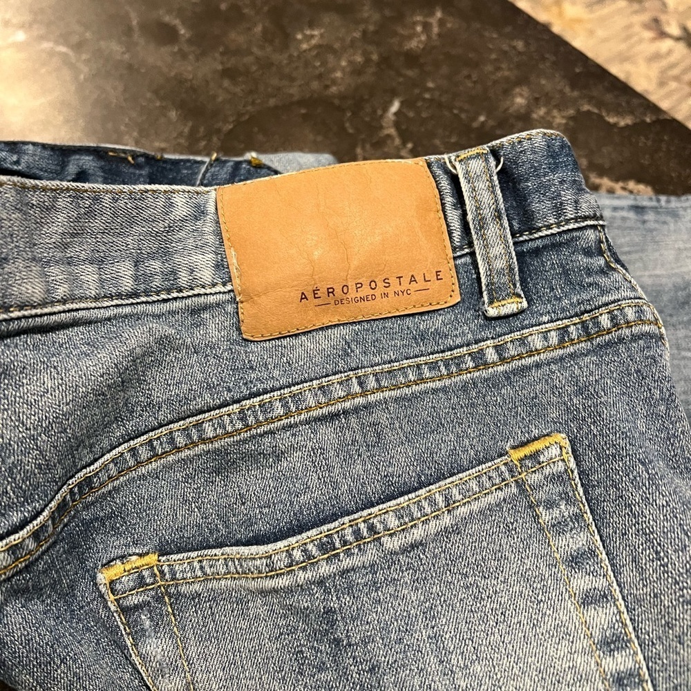 Men’s Aeropostale Distressed Skinny Jeans - Picture 8 of 11